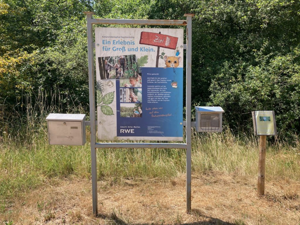 Infotafel Naturerlebnispark
